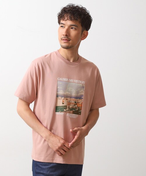 THE SHOP TK (ザ ショップ ティーケー )の「【旅するTシャツ】フォトプリント 洗濯機OK/サスティナブル(Tシャツ/カットソー・メンズ・ベビーピンク/ホワイト系8/ブラック/ホワイト系9/ライトグレー/ブルー系その他/ベージュ/オフホワイト/サックスブルー/ブラウン系その他・02/03/04)」の10枚目の写真