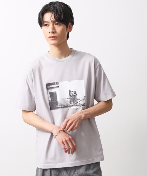 THE SHOP TK (ザ ショップ ティーケー )の「【旅するTシャツ】フォトプリント 洗濯機OK/サスティナブル(Tシャツ/カットソー・メンズ・ベビーピンク/ホワイト系8/ブラック/ホワイト系9/ライトグレー/ブルー系その他/ベージュ/オフホワイト/サックスブルー/ブラウン系その他・02/03/04)」の6枚目の写真
