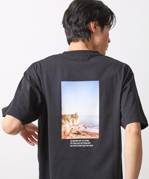 THE SHOP TK (ザ ショップ ティーケー )の「【旅するTシャツ】フォトプリント 洗濯機OK/サスティナブル(Tシャツ/カットソー・メンズ・ベビーピンク/ホワイト系8/ブラック/ホワイト系9/ライトグレー/ブルー系その他/ベージュ/オフホワイト/サックスブルー/ブラウン系その他・02/03/04)」の5枚目の写真