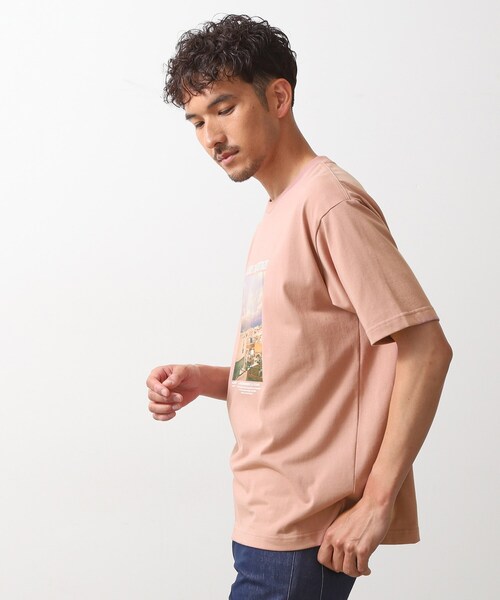 THE SHOP TK (ザ ショップ ティーケー )の「【旅するTシャツ】フォトプリント 洗濯機OK/サスティナブル(Tシャツ/カットソー・メンズ・ベビーピンク/ホワイト系8/ブラック/ホワイト系9/ライトグレー/ブルー系その他/ベージュ/オフホワイト/サックスブルー/ブラウン系その他・02/03/04)」の15枚目の写真