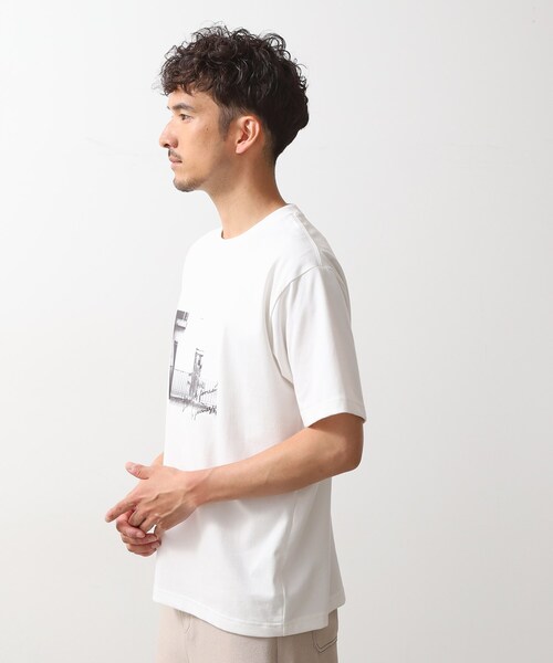 THE SHOP TK (ザ ショップ ティーケー )の「【旅するTシャツ】フォトプリント 洗濯機OK/サスティナブル(Tシャツ/カットソー・メンズ・ベビーピンク/ホワイト系8/ブラック/ホワイト系9/ライトグレー/ブルー系その他/ベージュ/オフホワイト/サックスブルー/ブラウン系その他・02/03/04)」の19枚目の写真