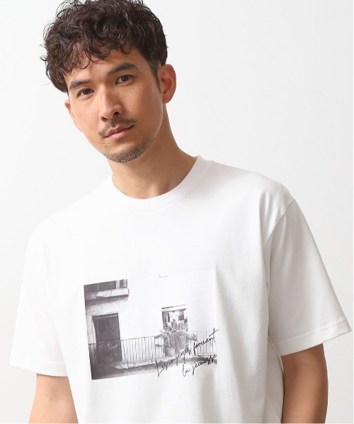THE SHOP TK (ザ ショップ ティーケー )の「【旅するTシャツ】フォトプリント 洗濯機OK/サスティナブル(Tシャツ/カットソー・メンズ・ベビーピンク/ホワイト系8/ブラック/ホワイト系9/ライトグレー/ブルー系その他/ベージュ/オフホワイト/サックスブルー/ブラウン系その他・02/03/04)」の3枚目の写真