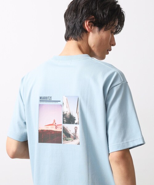 THE SHOP TK (ザ ショップ ティーケー )の「【旅するTシャツ】フォトプリント 洗濯機OK/サスティナブル(Tシャツ/カットソー・メンズ・ベビーピンク/ホワイト系8/ブラック/ホワイト系9/ライトグレー/ブルー系その他/ベージュ/オフホワイト/サックスブルー/ブラウン系その他・02/03/04)」の9枚目の写真