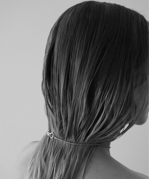 stan（スタン）の「tsubomi stone necklace（ネックレス・レディース・グリーン・FREE）」の3枚目の写真