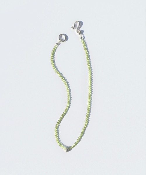 stan（スタン）の「tsubomi stone necklace（ネックレス・レディース・グリーン・FREE）」の6枚目の写真