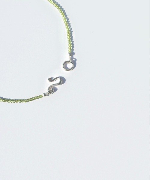 stan（スタン）の「tsubomi stone necklace（ネックレス・レディース・グリーン・FREE）」の7枚目の写真