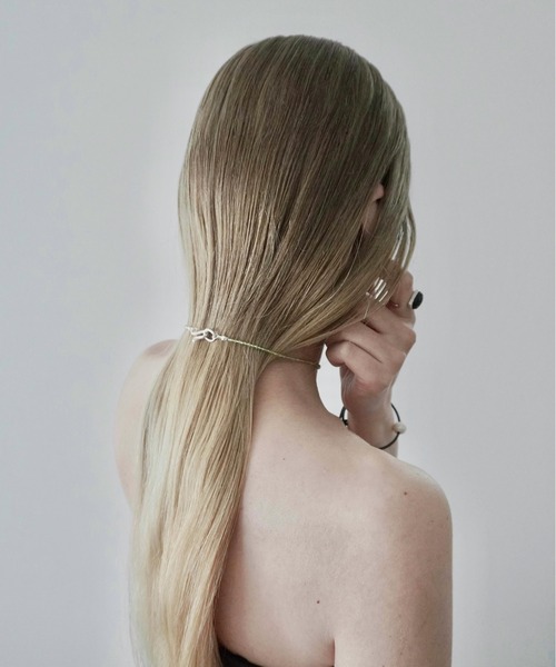 stan（スタン）の「tsubomi stone necklace（ネックレス・レディース・グリーン・FREE）」の10枚目の写真