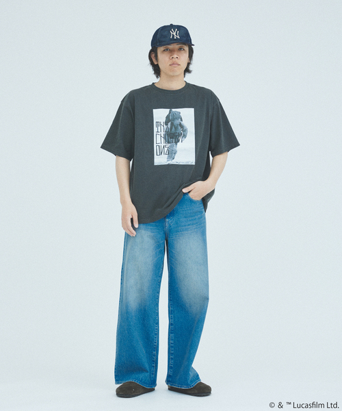 STAR WARS（スターウォーズ）の「STAR WARS / スター・ウォーズ 別注プリントTシャツ（Tシャツ/カットソー・メンズ・スミクロ/ブラックミックス/グレー/ブラック×ブラック/ホワイト系その他/ホワイト/ライトグレー/ホワイト×ホワイト・X-LARGE/LARGE/MEDIUM）」の15枚目の写真