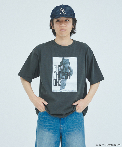 STAR WARS（スターウォーズ）の「STAR WARS / スター・ウォーズ 別注プリントTシャツ（Tシャツ/カットソー・メンズ・スミクロ/ブラックミックス/グレー/ブラック×ブラック/ホワイト系その他/ホワイト/ライトグレー/ホワイト×ホワイト・X-LARGE/LARGE/MEDIUM）」の16枚目の写真