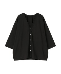 A16345 美品 ズッカ ギャザーレイヤードカーディガン 紺 M ZUCCa｜ズッカのカーディガン/ボレロ通販 - ZOZOTOWN