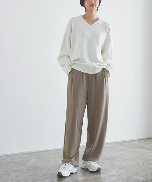 RASW（ラス）の「[RASW]2wayストレートラフパンツ（その他パンツ・レディース・ブラック/グレイッシュベージュ・S/M/L）」の15枚目の写真