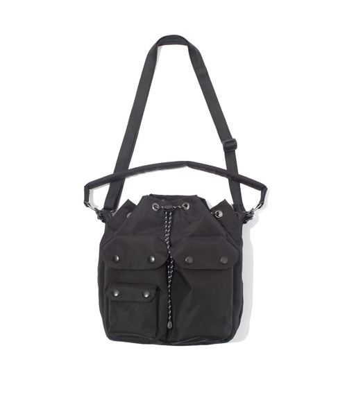 F/CE. (エフシーイー)の「F/CE./エフシーイー 420 re/cor TACTICAL 2WAY DRAWSTRING 7L(ショルダーバッグ・メンズ・ミント/セージグリーン/ブラック・FREE)」の2枚目の写真