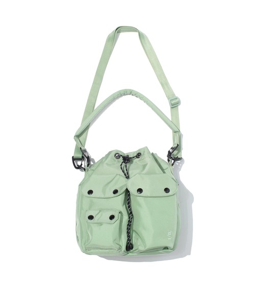 F/CE. (エフシーイー)の「F/CE./エフシーイー 420 re/cor TACTICAL 2WAY DRAWSTRING 7L(ショルダーバッグ・メンズ・ミント/セージグリーン/ブラック・FREE)」の18枚目の写真