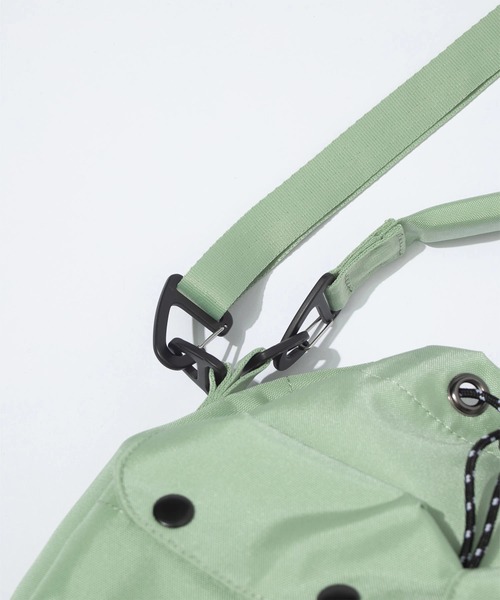 F/CE. (エフシーイー)の「F/CE./エフシーイー 420 re/cor TACTICAL 2WAY DRAWSTRING 7L(ショルダーバッグ・メンズ・ミント/セージグリーン/ブラック・FREE)」の11枚目の写真