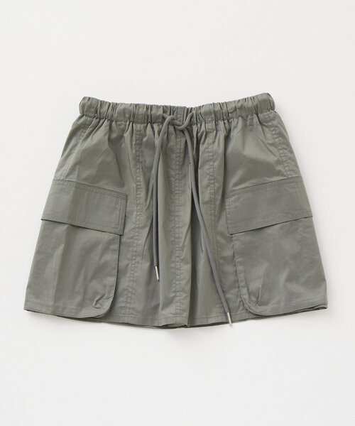 mline（エムライン）の「[mline]ミリタリーカーゴスカート（スカート・レディース・チャコールグレー/ベージュ/カーキ・SMALL/MEDIUM）」の8枚目の写真