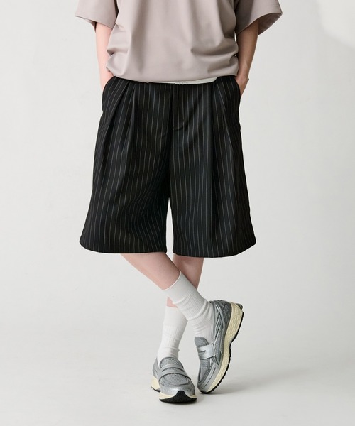 Exclusive cropped half slacks ハーフスラックス セール】slacks half pants/スラックスハーフパンツ（その他