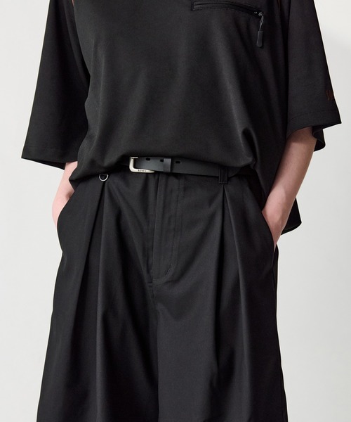 WETTEMPT(ウィテンプト)の「2TUCK WIDE HALF SLACKS / ツータックワイドハーフスラックス(スラックス・メンズ・ブラック系その他/グレー/ブラック・SMALL/MEDIUM/LARGE)」の13枚目の写真