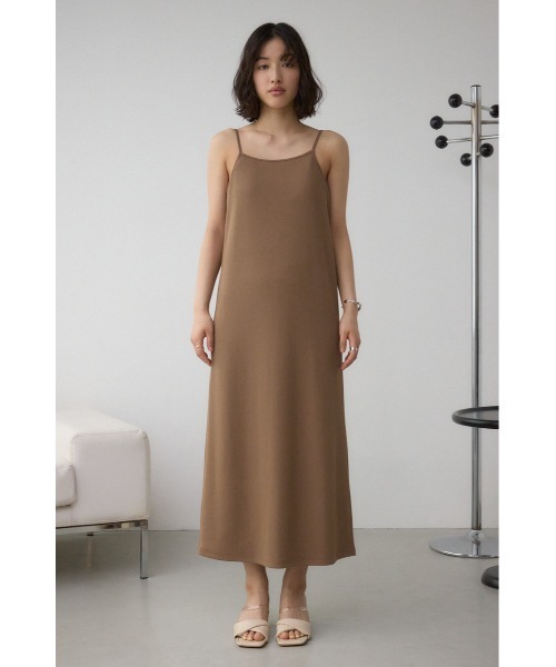 AZUL by moussy(アズールバイマウジー)の「ビスチェレイヤードキャミワンピース(ワンピース・レディース・ブラウン/ブラック・SMALL/MEDIUM)」の13枚目の写真