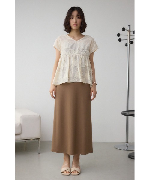 AZUL by moussy(アズールバイマウジー)の「ビスチェレイヤードキャミワンピース(ワンピース・レディース・ブラウン/ブラック・SMALL/MEDIUM)」の3枚目の写真