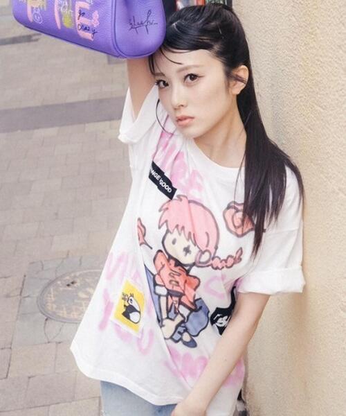 ROYAL FLASH（ロイヤルフラッシュ）の「Guernika/ゲルニカ/らんま1/2 Paint T-shirt / らんま（Tシャツ/カットソー・メンズ・ホワイト・L/XL）」の9枚目の写真