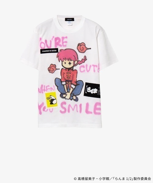 ROYAL FLASH（ロイヤルフラッシュ）の「Guernika/ゲルニカ/らんま1/2 Paint T-shirt / らんま（Tシャツ/カットソー・メンズ・ホワイト・L/XL）」の2枚目の写真