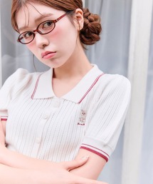 OLIVE des OLIVE | ニットポロ(ポロシャツ)