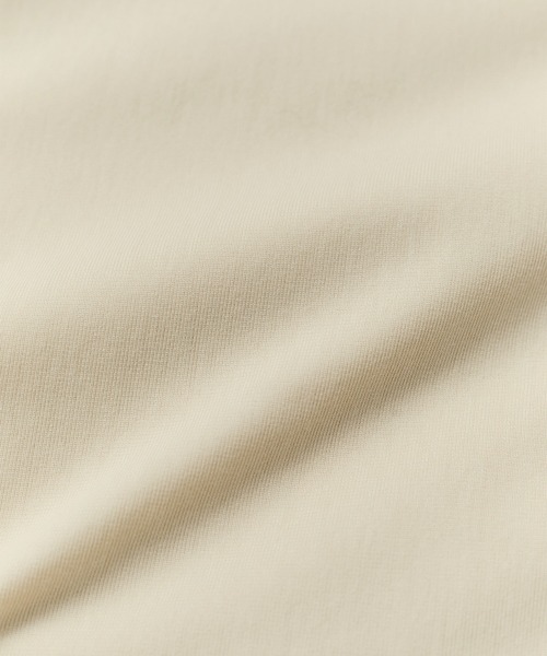 le cercle ADAM ET ROPE'(ルセルクルアダムエロペ)の「【UVケア/接触冷感/吸水速乾】AIR FROST 2WAYフレンチスリーブT(Tシャツ/カットソー・レディース・ベージュ/ネイビー/ホワイト/サックスブルー・FREE)」の20枚目の写真