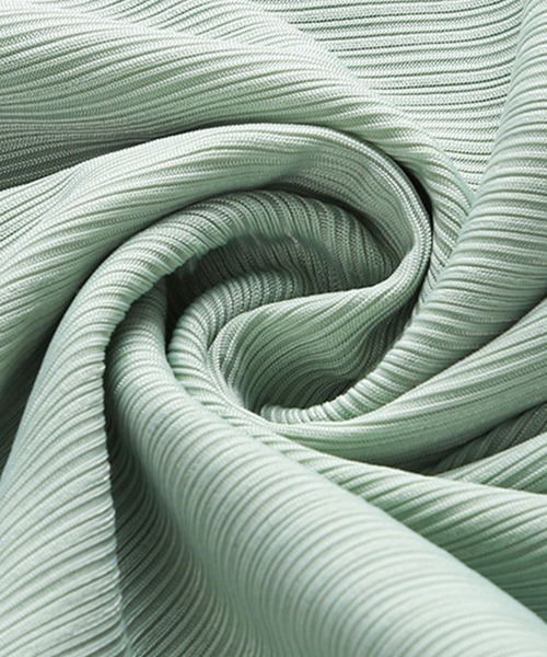 DAY CLOSET（デイ クローゼット）の「【接触冷感/UVカット率97%】レディース こなれ見せランダムリブイージーワイドパンツ（スウェットパンツ・レディース・グリーン/ピンク/グレー/ブラック・L/XL/S/M）」の16枚目の写真