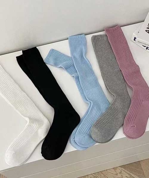 LUGG NAGG(ラグナグ)の「【LUGG NAGG/ラグナグ】ロングルーズソックス(ソックス/靴下・レディース・ライトピンク/サックスブルー/グレー/ブラック/ホワイト・FREE)」の13枚目の写真