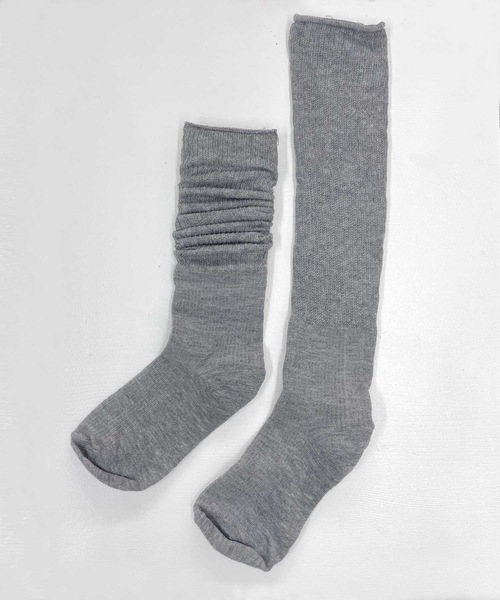 LUGG NAGG(ラグナグ)の「【LUGG NAGG/ラグナグ】ロングルーズソックス(ソックス/靴下・レディース・ライトピンク/サックスブルー/グレー/ブラック/ホワイト・FREE)」の16枚目の写真