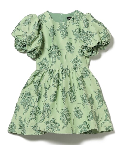 極美品✨完売品 シスタージェーン ミニワンピース ミニドレス グリーン S セール】sister jane / Clover Jacquard Mini Dress（ワンピース
