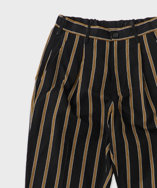superNova.(スーパーノヴァ)の「superNova./スーパーノヴァ Utility trouser-Tencel stripe トラウザー 夏服(その他パンツ・メンズ・ブラック・S)」の9枚目の写真