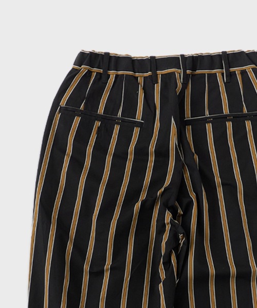 superNova.(スーパーノヴァ)の「superNova./スーパーノヴァ Utility trouser-Tencel stripe トラウザー 夏服(その他パンツ・メンズ・ブラック・S)」の11枚目の写真