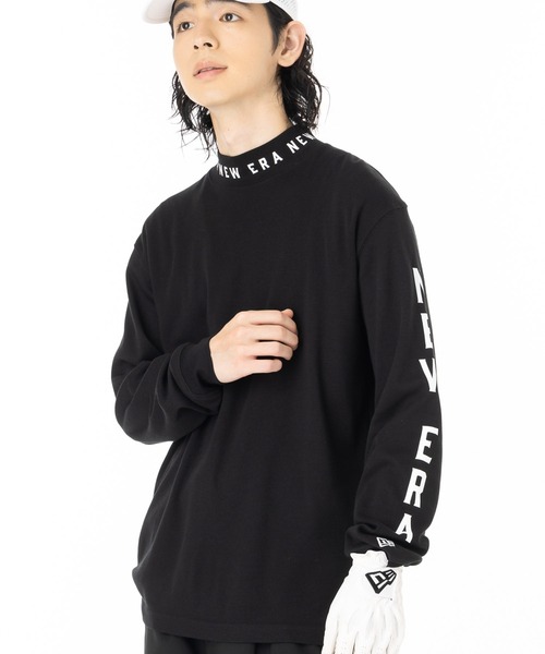 NEW ERA（ニューエラ）の「ニューエラゴルフ ミドルネック 長袖Tシャツ ロンT（ポロシャツ・メンズ・ブラック/ブルー/ホワイト・XXL/XL/L/M/S）」の3枚目の写真