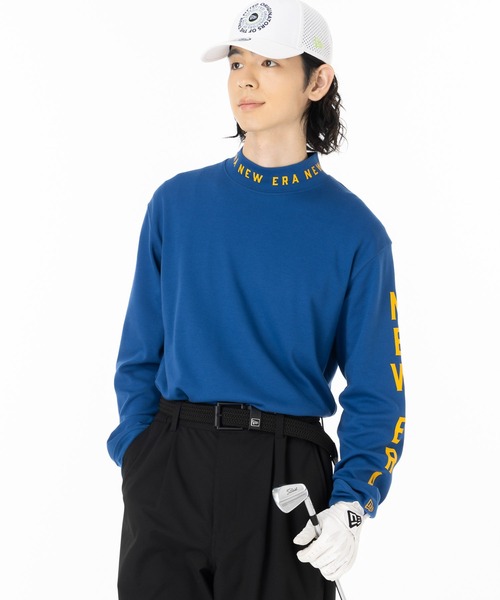 NEW ERA（ニューエラ）の「ニューエラゴルフ ミドルネック 長袖Tシャツ ロンT（ポロシャツ・メンズ・ブラック/ブルー/ホワイト・XXL/XL/L/M/S）」の20枚目の写真