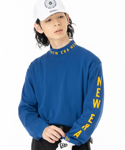 NEW ERA（ニューエラ）の「ニューエラゴルフ ミドルネック 長袖Tシャツ ロンT（ポロシャツ・メンズ・ブラック/ブルー/ホワイト・XXL/XL/L/M/S）」の21枚目の写真