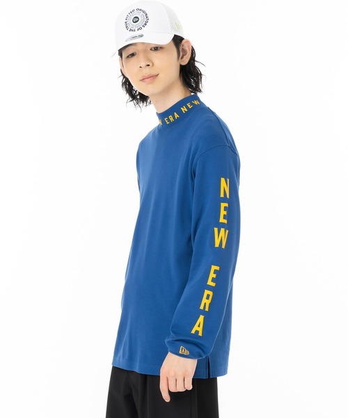 NEW ERA（ニューエラ）の「ニューエラゴルフ ミドルネック 長袖Tシャツ ロンT（ポロシャツ・メンズ・ブラック/ブルー/ホワイト・XXL/XL/L/M/S）」の7枚目の写真