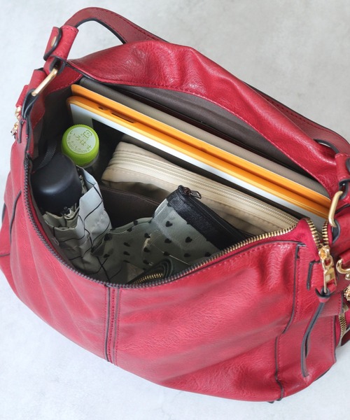 2wayショルダーバック　doplight berry+smile flower Dorry Doll ハンドバッグ 2WAYリングハンドルflower刺繍レース