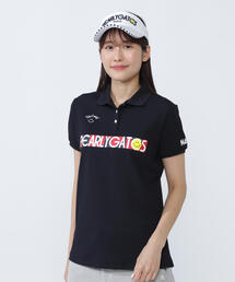 PEARLY GATES】ビオニコシールボーダー半袖ポロシャツ（ポロシャツ