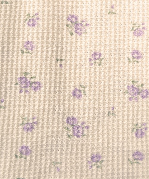 JEMORGAN(ジェーイーモーガン)の「【87】【JEMORGAN/ジェーイーモーガン】花柄&ボーダー ワッフル カップ付き キャミソール(キャミソール・レディース・ラベンダー/ピンク/レッド/ブラック/ライトブルー/アイボリー/ライトピンク/グレー/ブルー・FREE)」の12枚目の写真