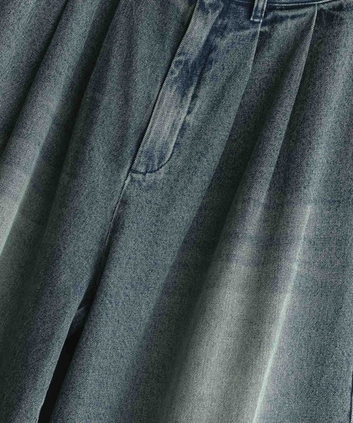 remer（リメール）の「loose cropped denim PT / ルーズクロップドデニムパンツ（デニムパンツ・メンズ・ブラック/ブルー系その他・X-SMALL/SMALL/MEDIUM/LARGE）」の7枚目の写真