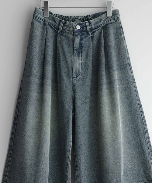 remer（リメール）の「loose cropped denim PT / ルーズクロップドデニムパンツ（デニムパンツ・メンズ・ブラック/ブルー系その他・X-SMALL/SMALL/MEDIUM/LARGE）」の8枚目の写真