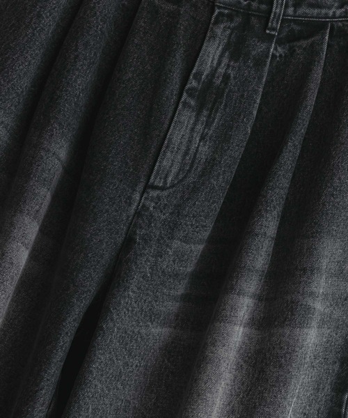 remer（リメール）の「loose cropped denim PT / ルーズクロップドデニムパンツ（デニムパンツ・メンズ・ブラック/ブルー系その他・X-SMALL/SMALL/MEDIUM/LARGE）」の5枚目の写真