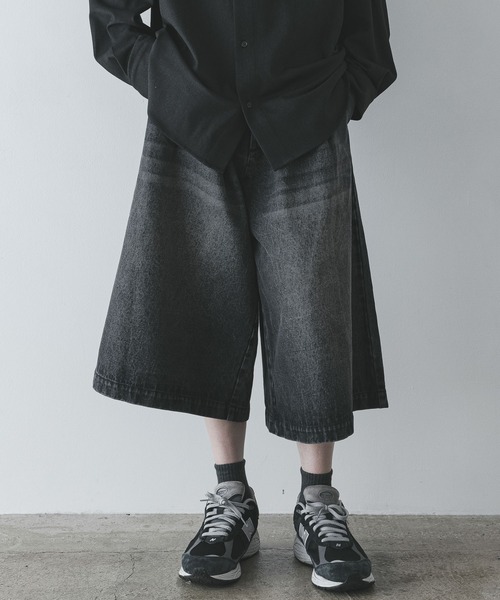 remer（リメール）の「loose cropped denim PT / ルーズクロップドデニムパンツ（デニムパンツ・メンズ・ブラック/ブルー系その他・X-SMALL/SMALL/MEDIUM/LARGE）」の10枚目の写真