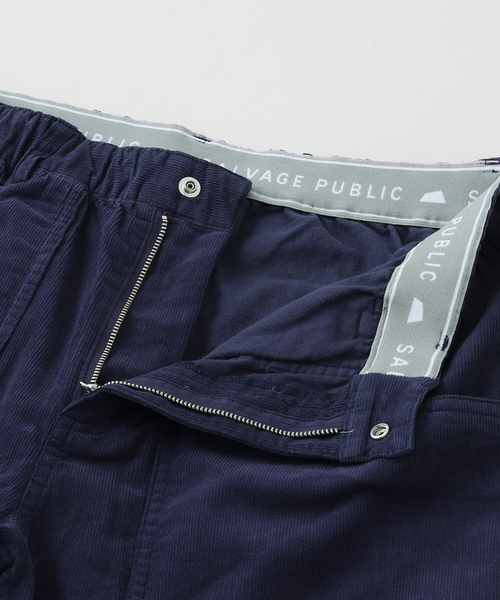 SALVAGE PUBLIC(サルベージパブリック)の「SVPC KOLEPA Uka Corduroy Shorts(その他パンツ・メンズ・グレー/ネイビー・MEDIUM/LARGE)」の7枚目の写真