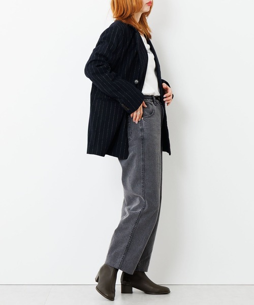 HIMIKO（ヒミコ）の「【HIMIKO】【撥水】型押しコンビストレッチブーツ/651420（ブーツ・レディース・ブラウン/ブラック/アイボリー/カーキ・21.5cm/23.0cm/25.5cm/26.0cm/22.0cm/22.5cm/23.5cm/24.0cm/24.5cm/25.0cm/26.5cm）」の14枚目の写真