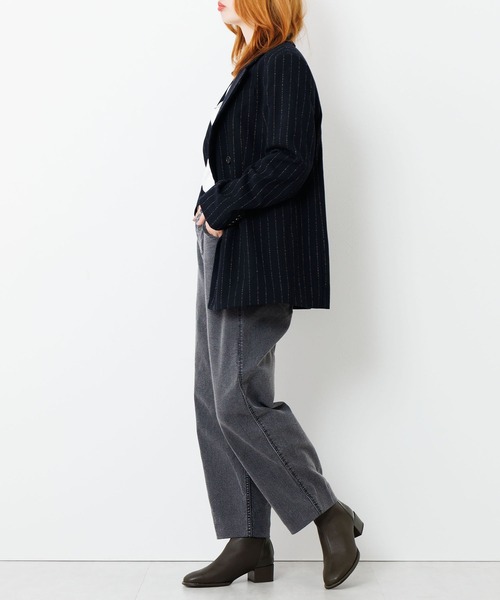 HIMIKO（ヒミコ）の「【HIMIKO】【撥水】型押しコンビストレッチブーツ/651420（ブーツ・レディース・ブラウン/ブラック/アイボリー/カーキ・21.5cm/23.0cm/25.5cm/26.0cm/22.0cm/22.5cm/23.5cm/24.0cm/24.5cm/25.0cm/26.5cm）」の15枚目の写真