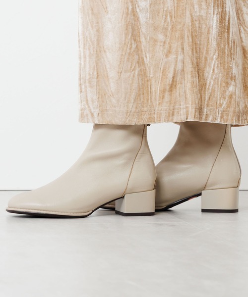 HIMIKO（ヒミコ）の「【HIMIKO】【撥水】型押しコンビストレッチブーツ/651420（ブーツ・レディース・ブラウン/ブラック/アイボリー/カーキ・21.5cm/23.0cm/25.5cm/26.0cm/22.0cm/22.5cm/23.5cm/24.0cm/24.5cm/25.0cm/26.5cm）」の18枚目の写真