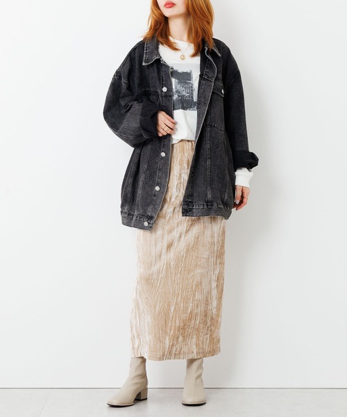 HIMIKO（ヒミコ）の「【HIMIKO】【撥水】型押しコンビストレッチブーツ/651420（ブーツ・レディース・ブラウン/ブラック/アイボリー/カーキ・21.5cm/23.0cm/25.5cm/26.0cm/22.0cm/22.5cm/23.5cm/24.0cm/24.5cm/25.0cm/26.5cm）」の21枚目の写真