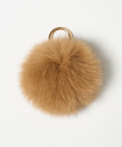 UNITED ARROWS（ユナイテッドアローズ）の「ファー ポンポン チャーム（キーホルダー・レディース・ブラック/ライトピンク/ライトグレー/ピンク/レッド/ベージュ/イエロー・FREE）」の14枚目の写真